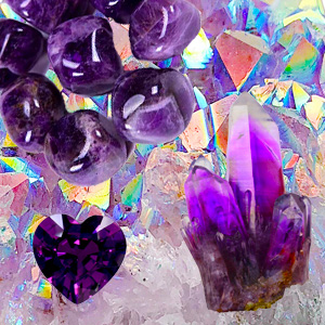 Amethyst used in Kimi Designs Jewellery - Wearable Art