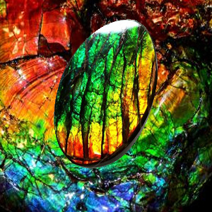 Ammolite used in Kimi Designs Jewellery - Wearable Art